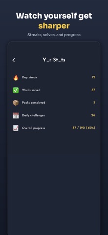 Wrds iPhone screenshot
