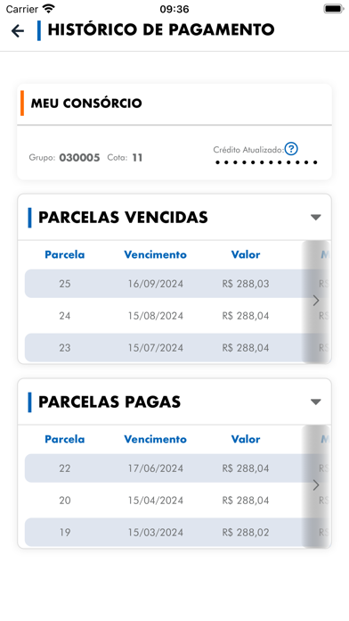 CAIXA Consórcio Screenshot