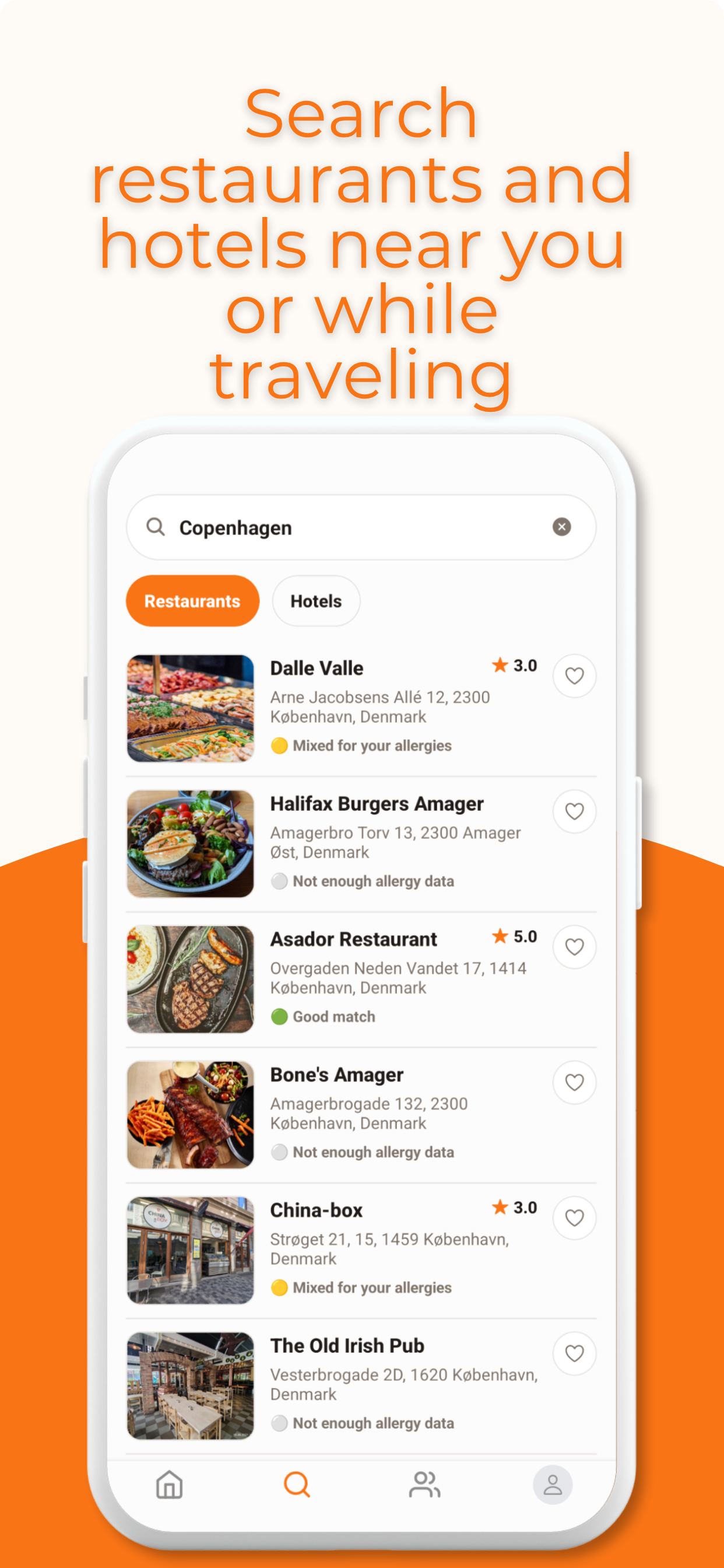 AllergyTrip: Find Places