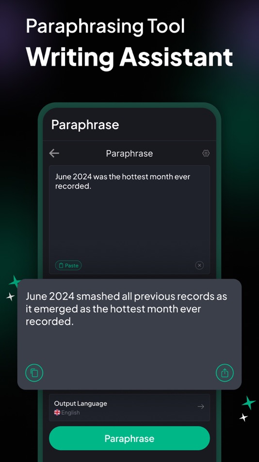 #2. Paraphrase - Paraphrasing Tool (iOS) Podle: Alpesh Lakhani