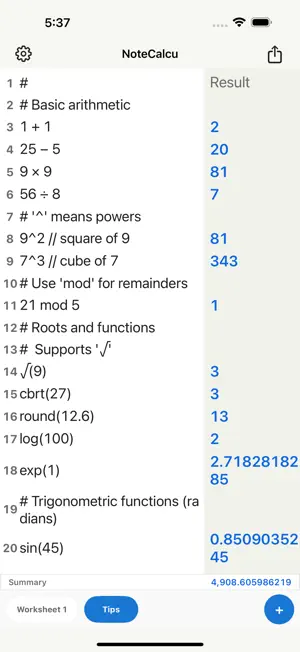 NoteCalcu: Note Calculator screenshot 3