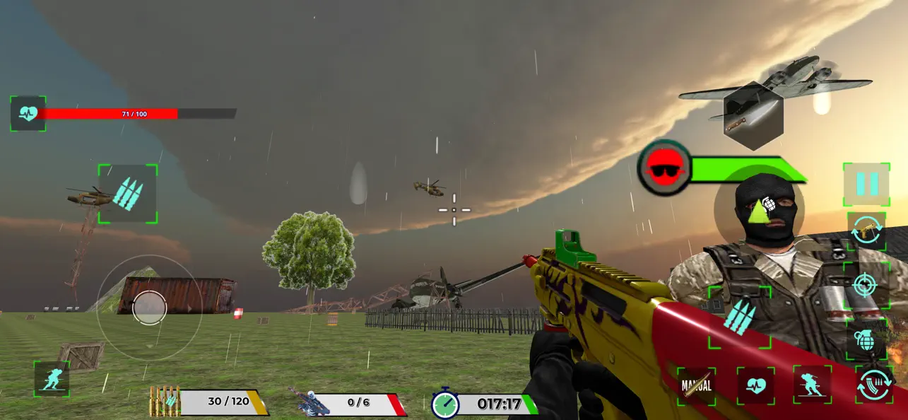 Screenshot #1 pour FF Fire Gun Shooting Games