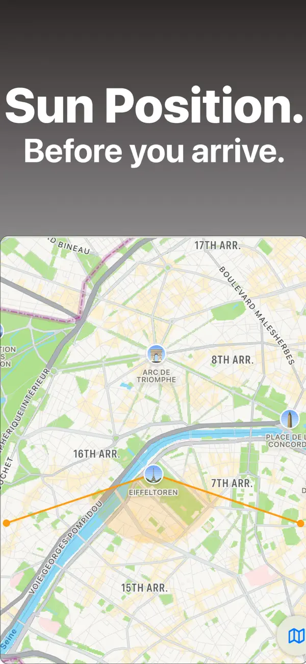 #1. SunPath: Sun Position Map (iOS) Por: Serge Benati