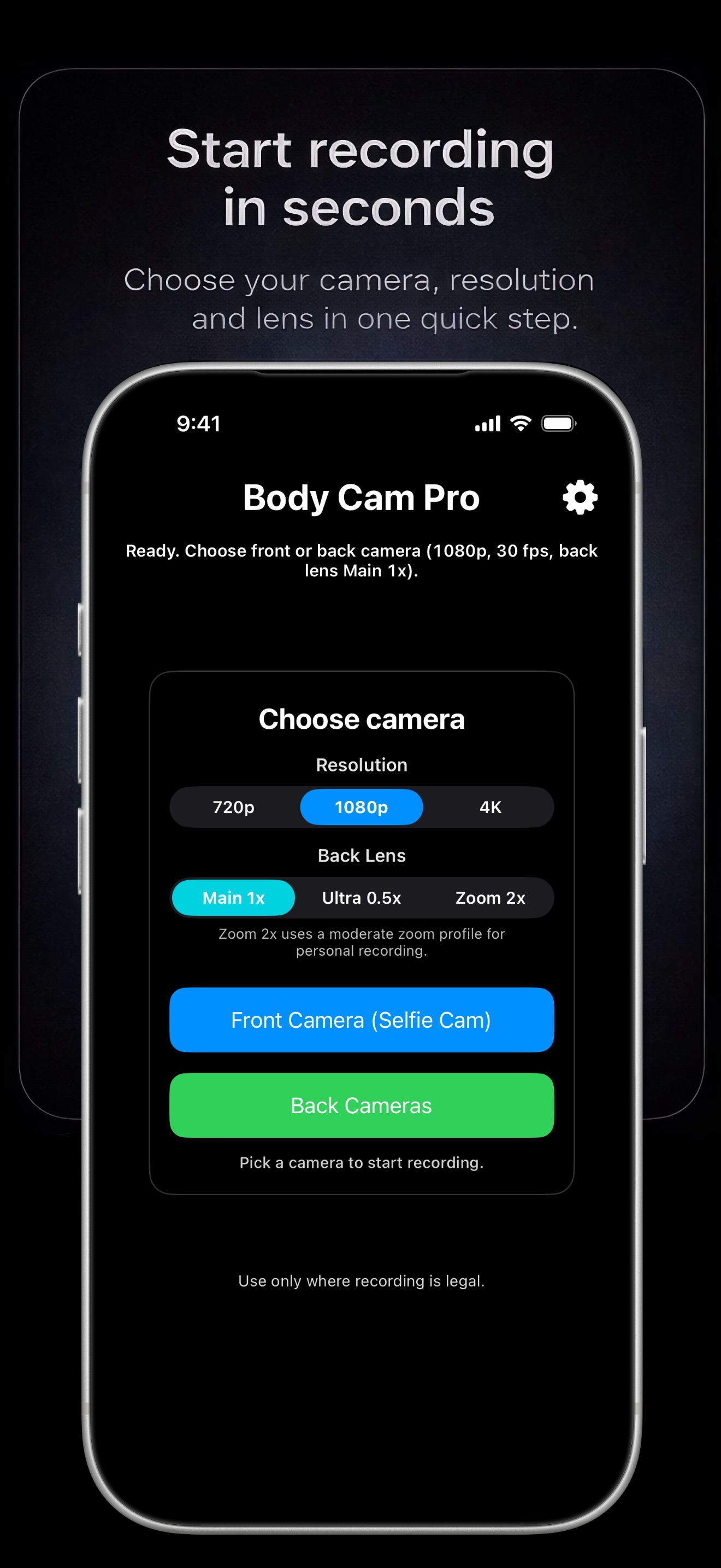 Body Cam Pro screenshot 3