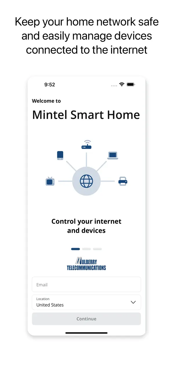 Screenshot #1 pour Mintel Smart Home