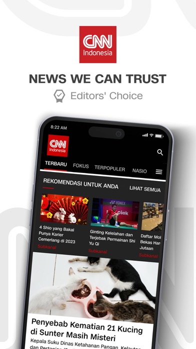 CNN Indonesia - Latest News Screenshot