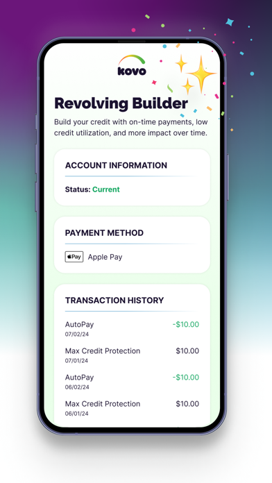 Kovo Credit Builder + Rewards Screenshot
