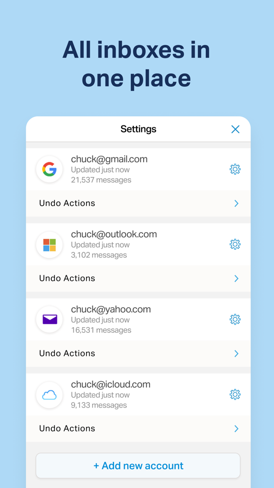 #5. Chuck – Smarter Email with AI (iOS) De: 410 Labs