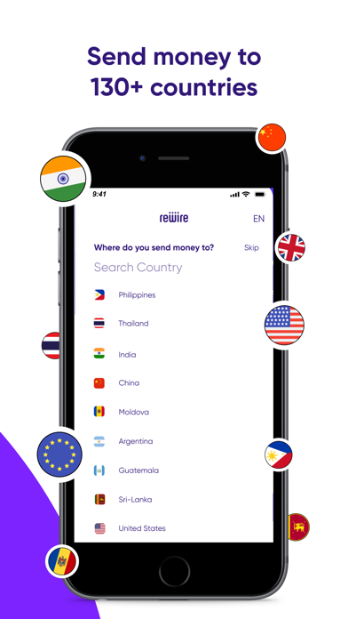 Rewire: Transfer Money Abroad Screenshot