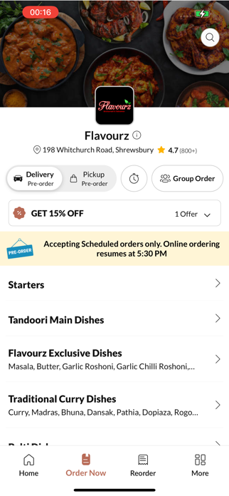 Flavourz. Screenshot 2 of 4