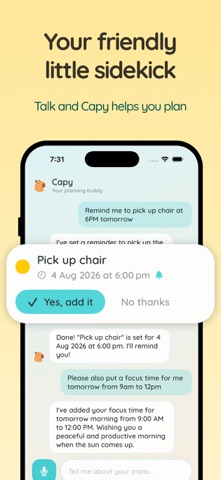 CapyPlan: Gentle Daily Planner Screenshot 7 of 10