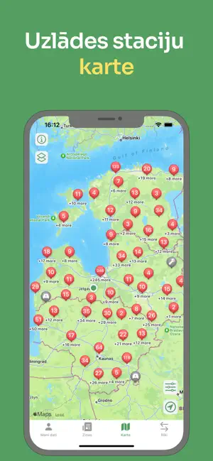 EV Life LV - uzlādes karte screenshot 1