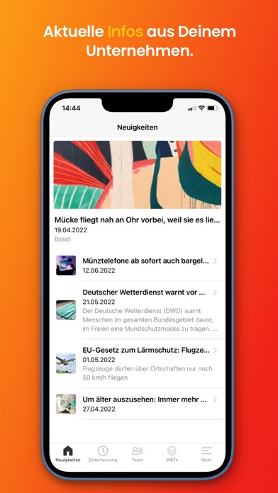 HELIX Personalmanagement Screenshot