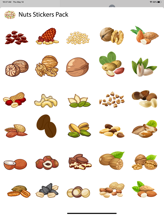 Screenshot #5 pour Nuts Stickers Pack