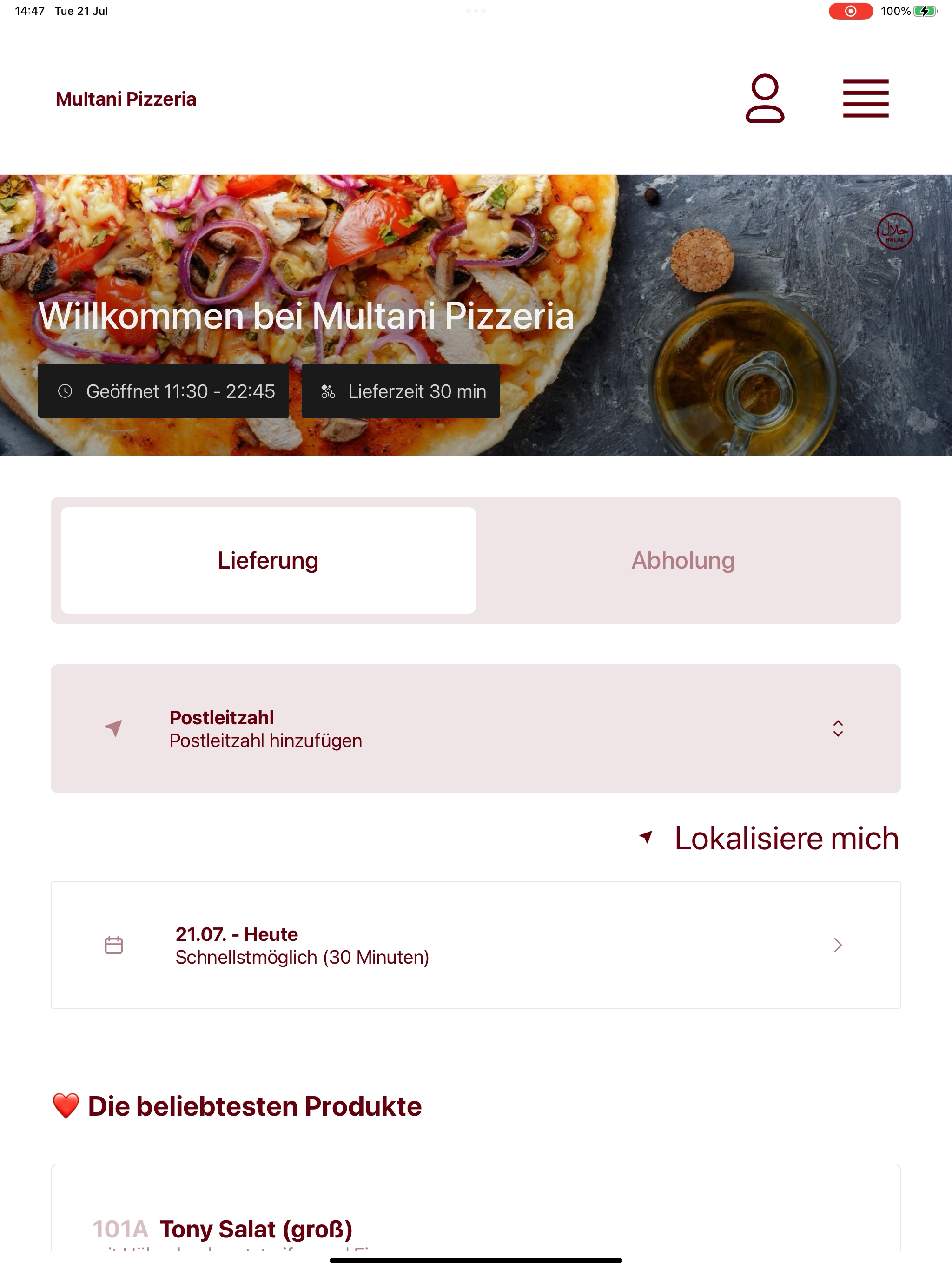 Multani Pizzeria screenshot 13
