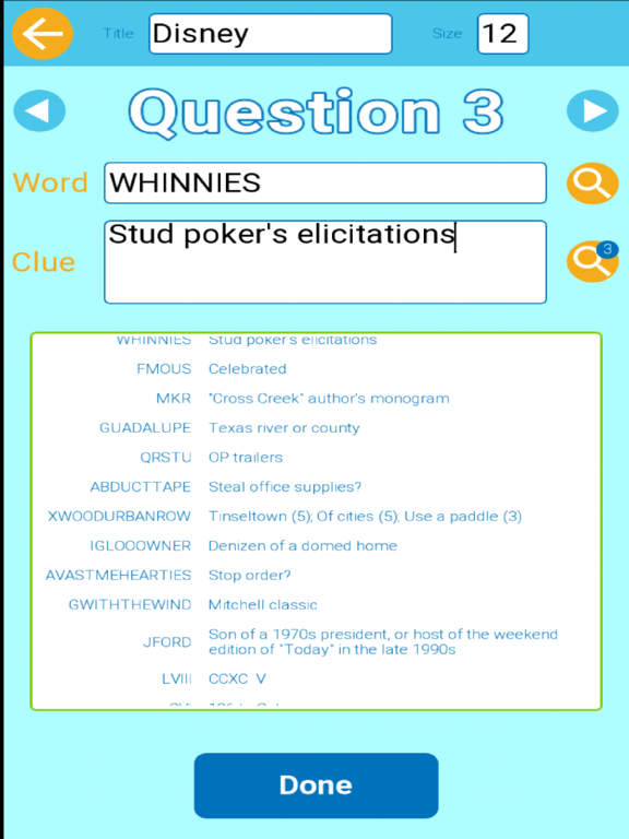 Wordapp : Crossword Maker