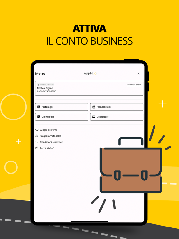 appTaxi - Book and Pay Taxis iPad screenshot 7 - Travel app