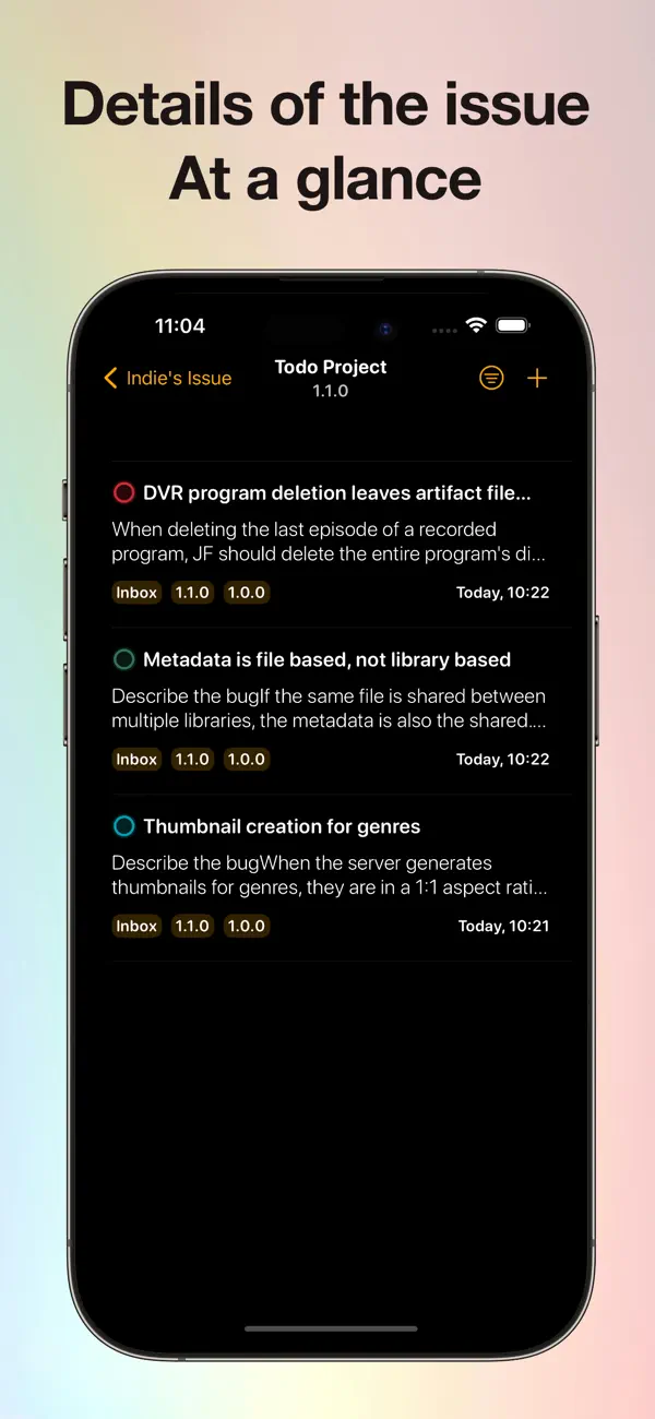#3. Indie's Issue (iOS) De: 北京如电科技有限公司
