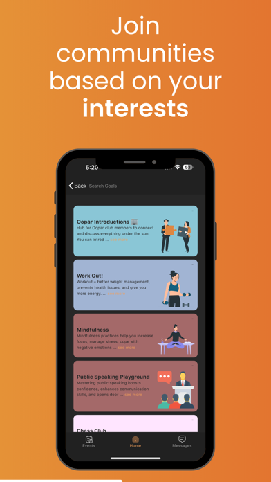 Oopar Club - Socialize offline Screenshot