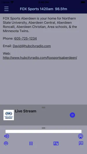 Fox Sports Aberdeen 98.5 1420 screenshot 4