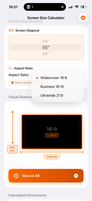 Screen Sizer Screenshot 2 of 3