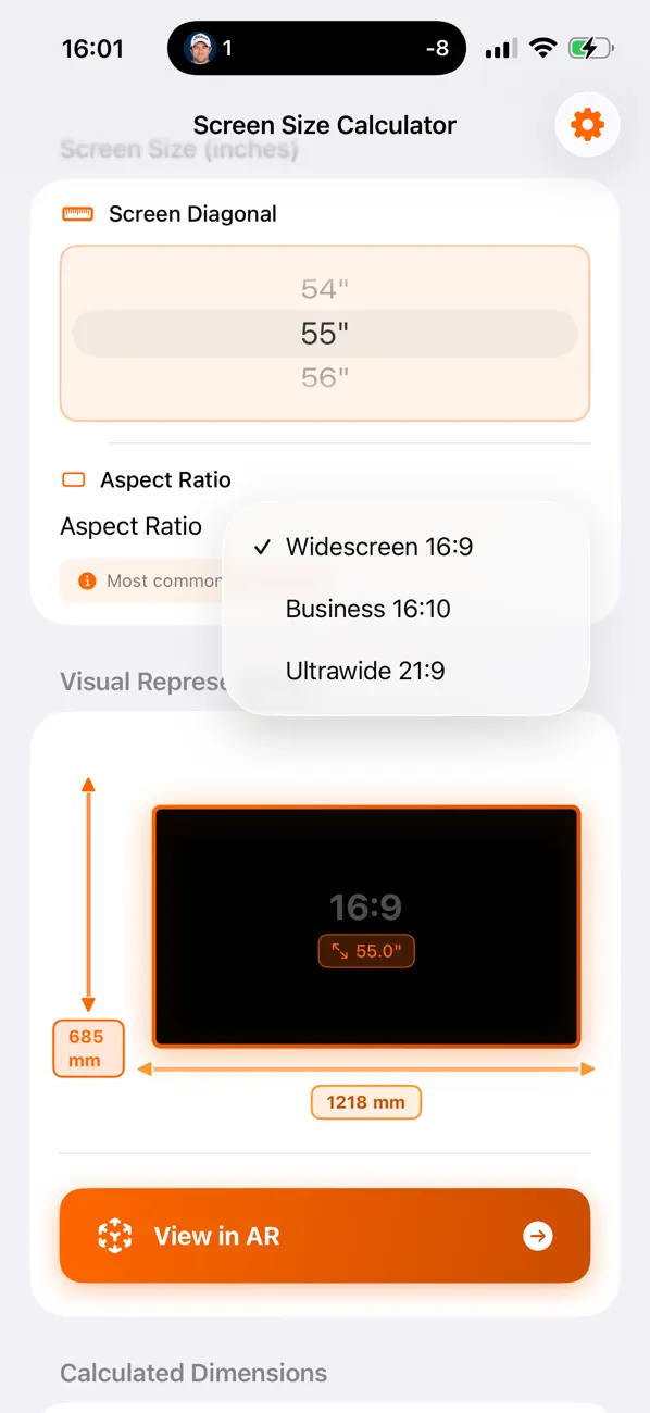 Screenshot #2 pour Screen Sizer