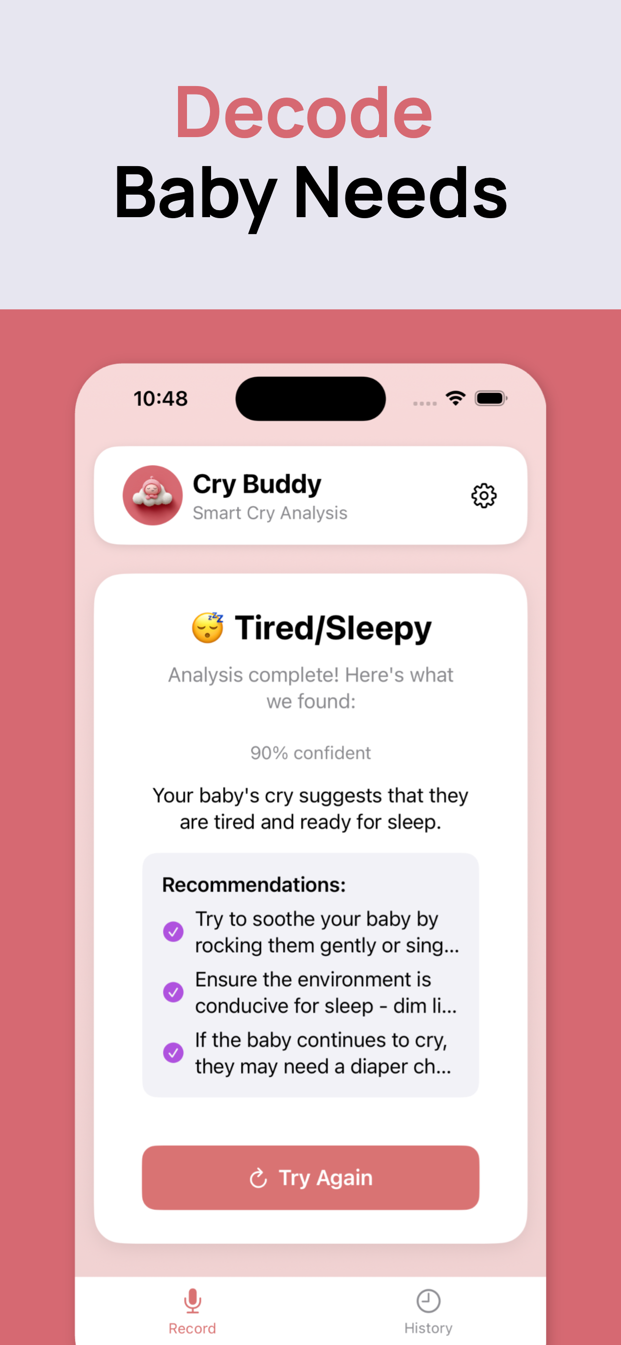 CryBuddy: Baby Cry Translator