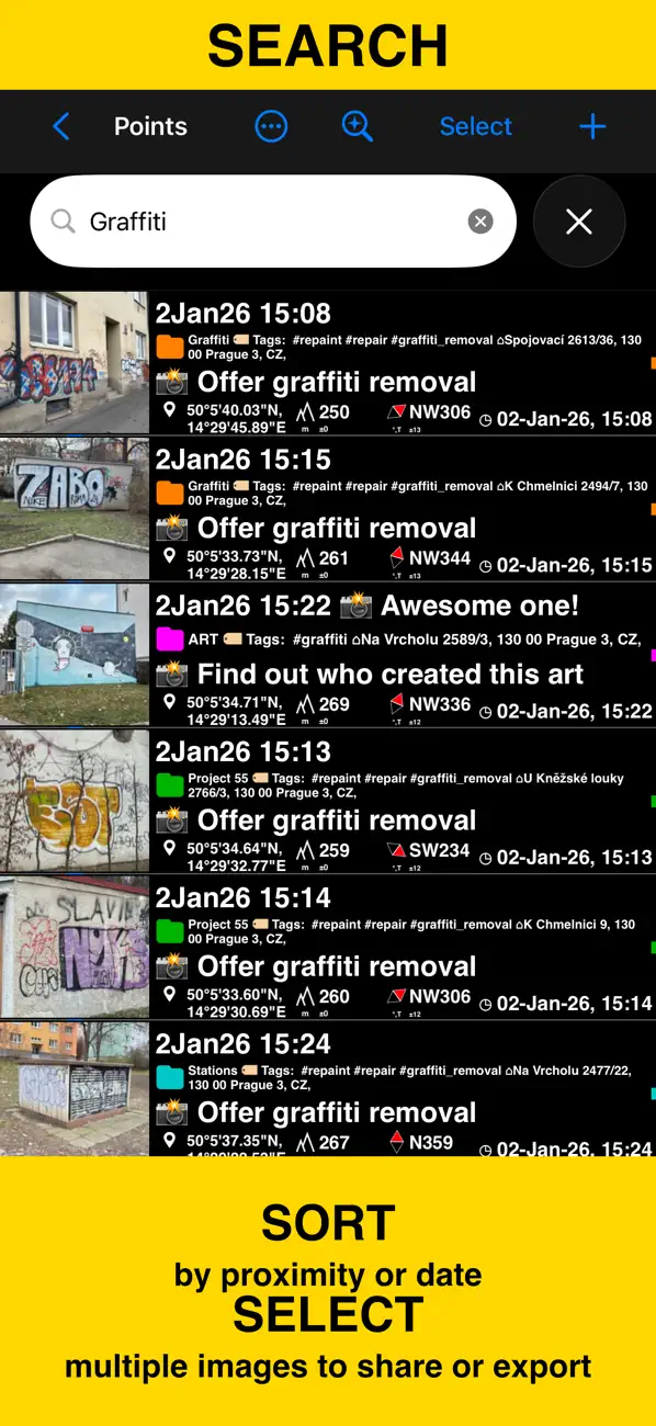 #4. GPS Camera 55. Field Survey (iOS) Ved: Kalimex-Consulting s.r.o. @Blocoware & Stanislav Dvoychenko