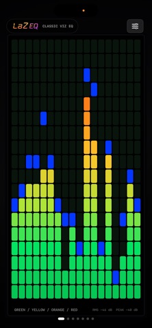 LaZ Visual Audio Equalizer iPhone screenshot