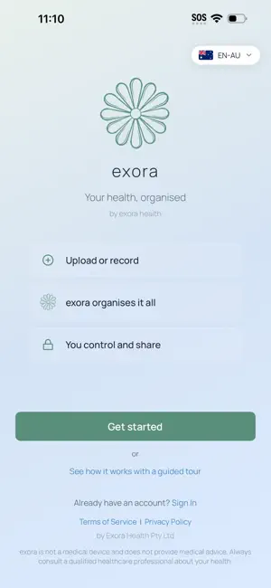 exora health screenshot 1