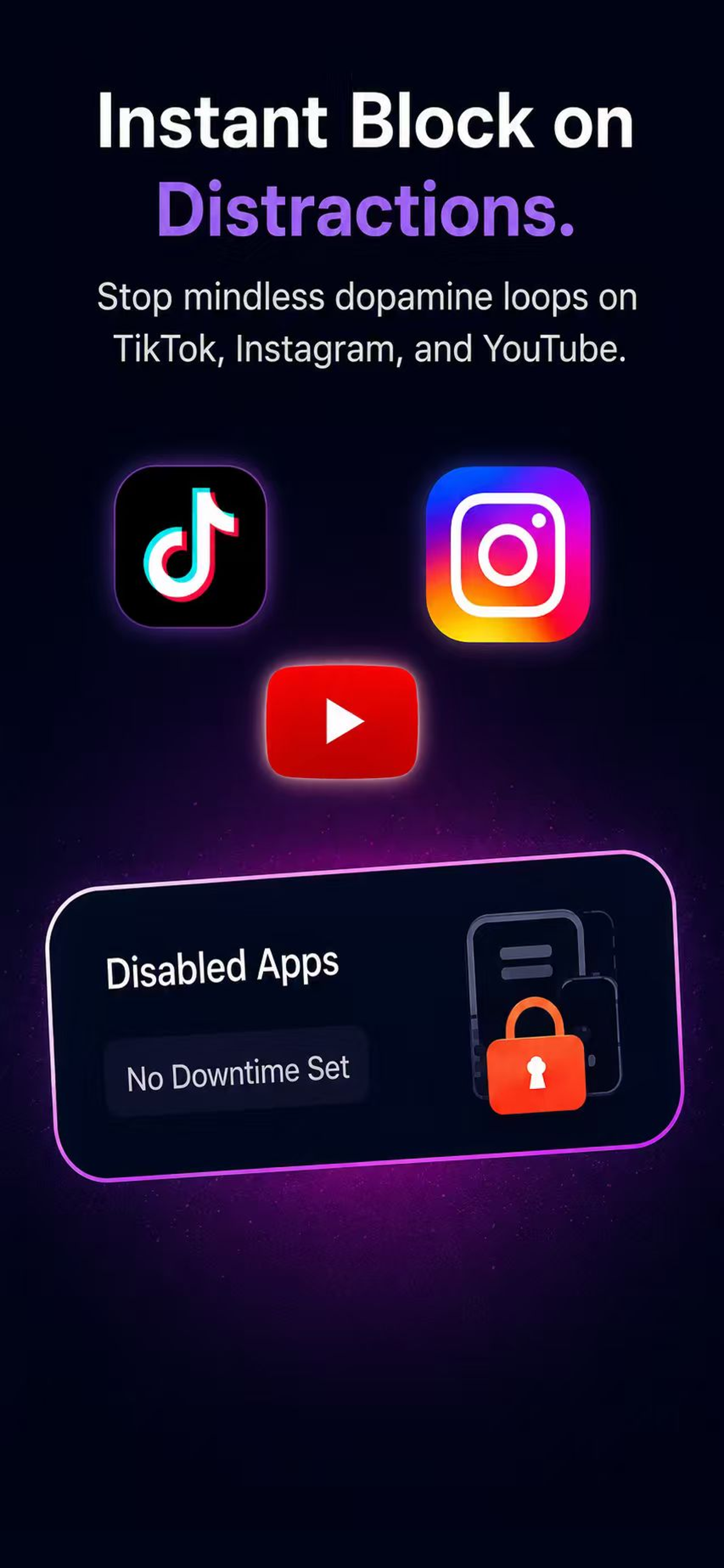 Focus Mode Screen Time Control