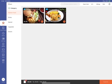 Shop POS - Host iPad screenshot
