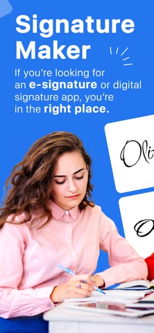 Signature Maker - Scan Sign iPhone screenshot