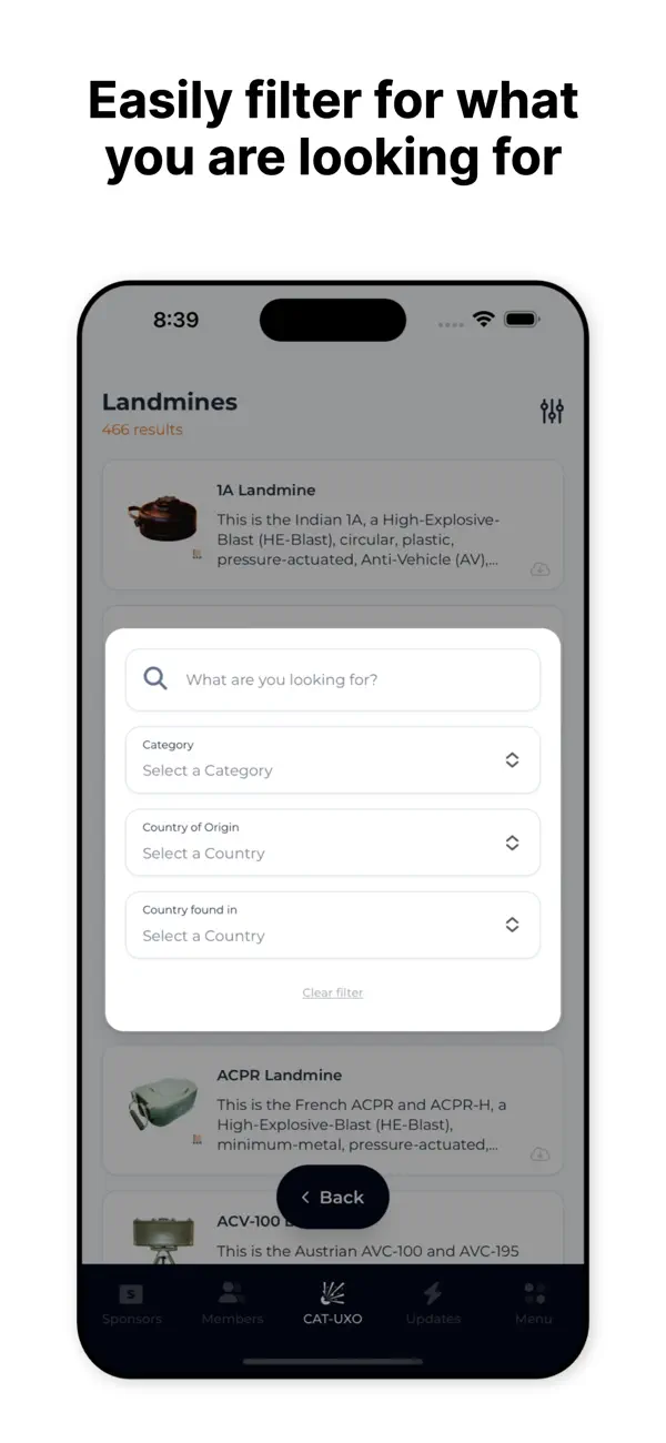#3. CAT-UXO (iOS) Podle: CAT-UXO LTD