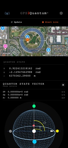 GPS2Quantum screenshot