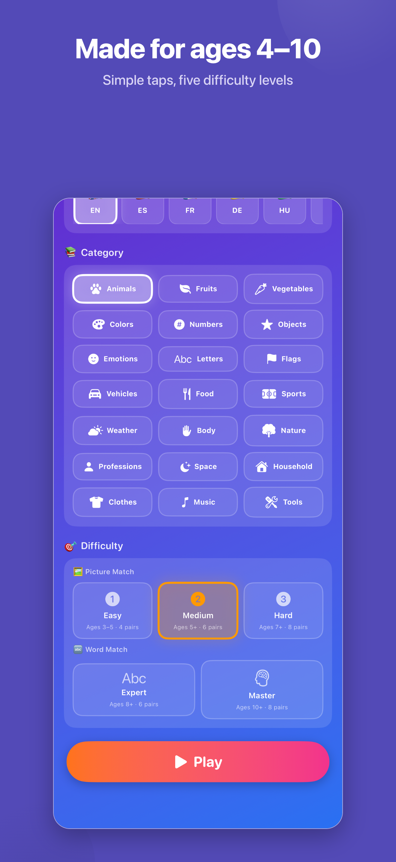 Flip & Learn: Word Card Game screenshot 4