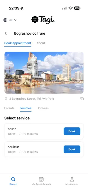 Togi: Book Anytime, Anywhere screenshot 4