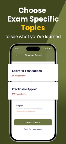 CSCS Practice Test iPhone screenshot