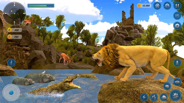 Snow Lion Animal Simulator