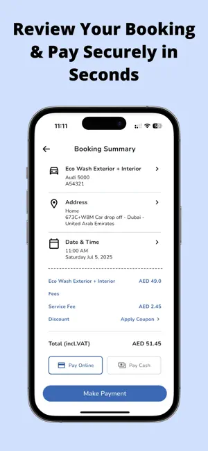 ScrubUp: Mobile Car Wash screenshot 4