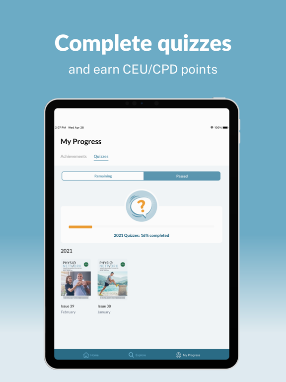 Physio Network iPad screenshot 5 - Education app