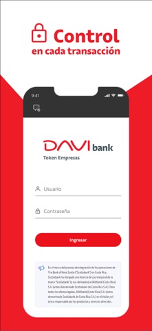DAVIbank Token Empresas CR Screenshot 2 of 4