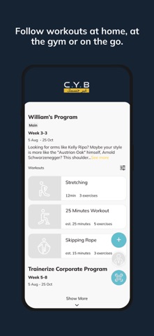 CYB Center iPhone screenshot