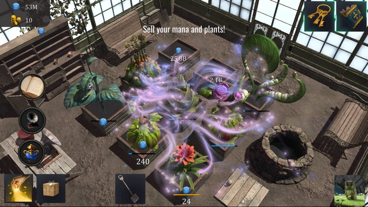 Wizards Greenhouse Idle