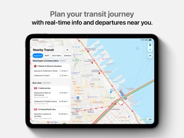 Apple Maps iPad screenshot