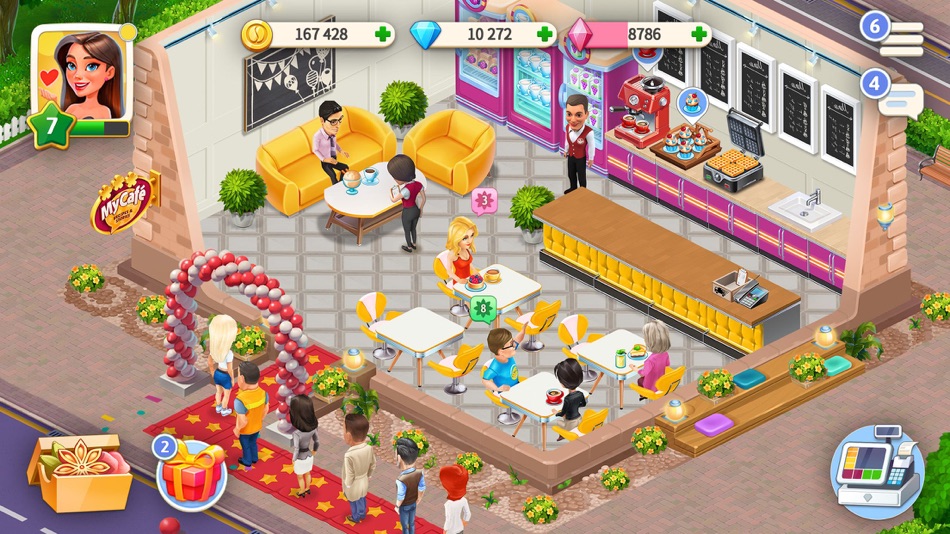 #7. My Cafe — Restaurant Game (iOS) 由: Melsoft