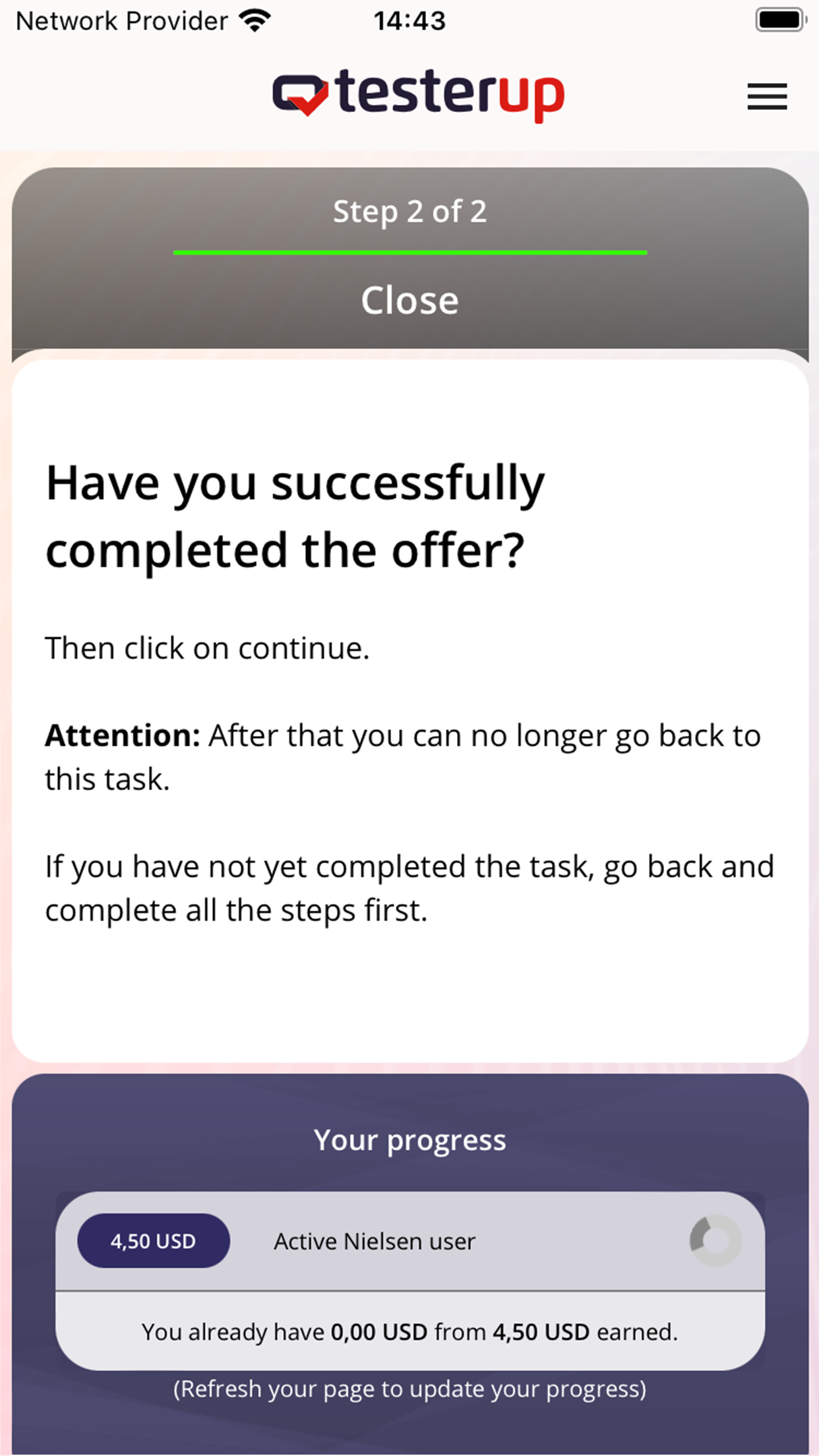 testerup - earn money screenshot 3