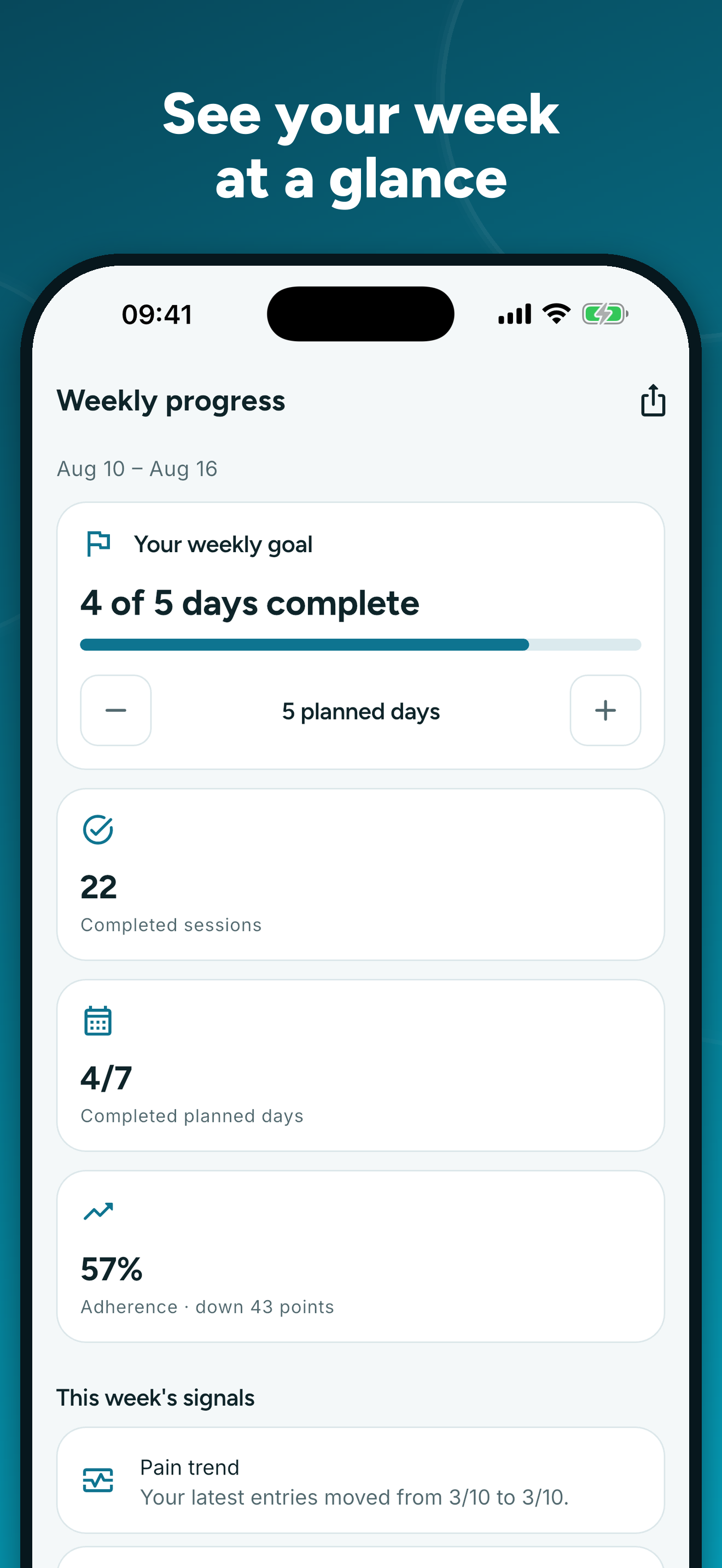 HealHabit: PT Exercise Log screenshot 6