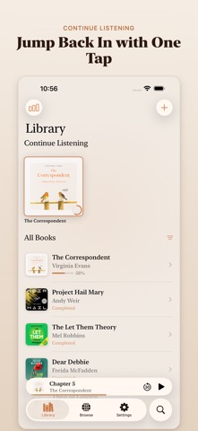 Audiobook Player: MP3 M4A M4B iPhone screenshot