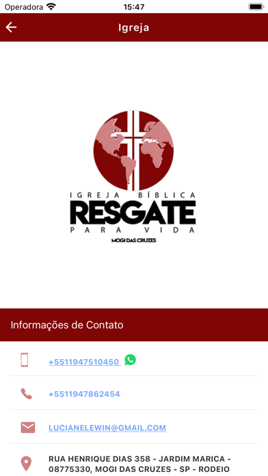 Screenshot #3 pour Igreja Resgate para Vida